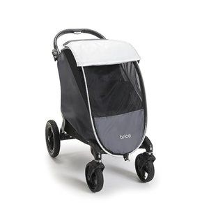 Brica Shield UPF+ 50 Weather and Insect Stroller Cover, Grey - Like New!